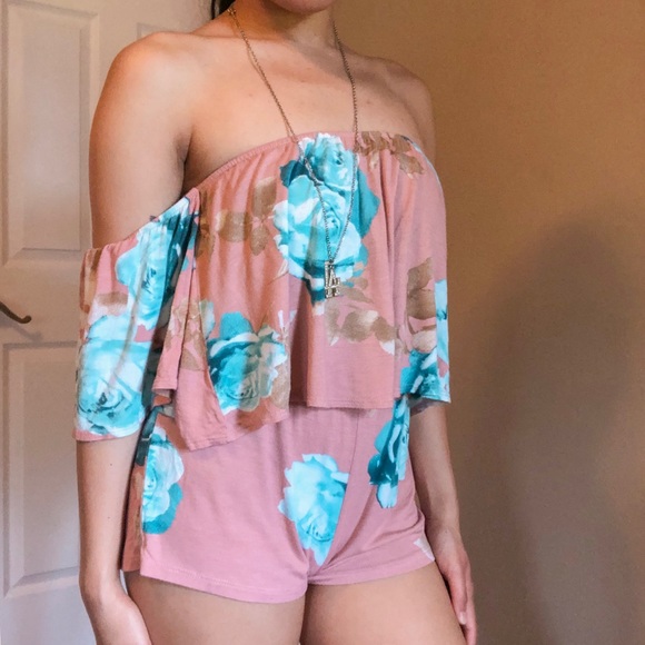 Floral Romper - Picture 3 of 6